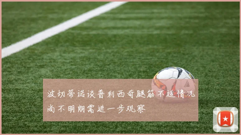 波切蒂诺谈普利西奇腿筋不适情况尚不明朗需进一步观察